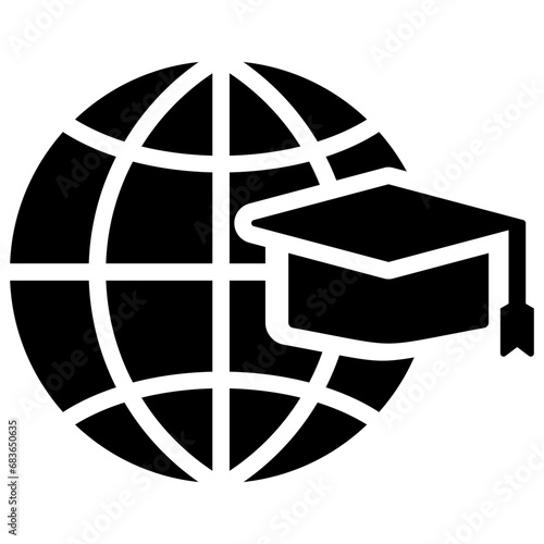 Elearning Glyph Icon