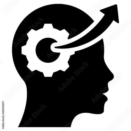 Learning Analytics Glyph Icon