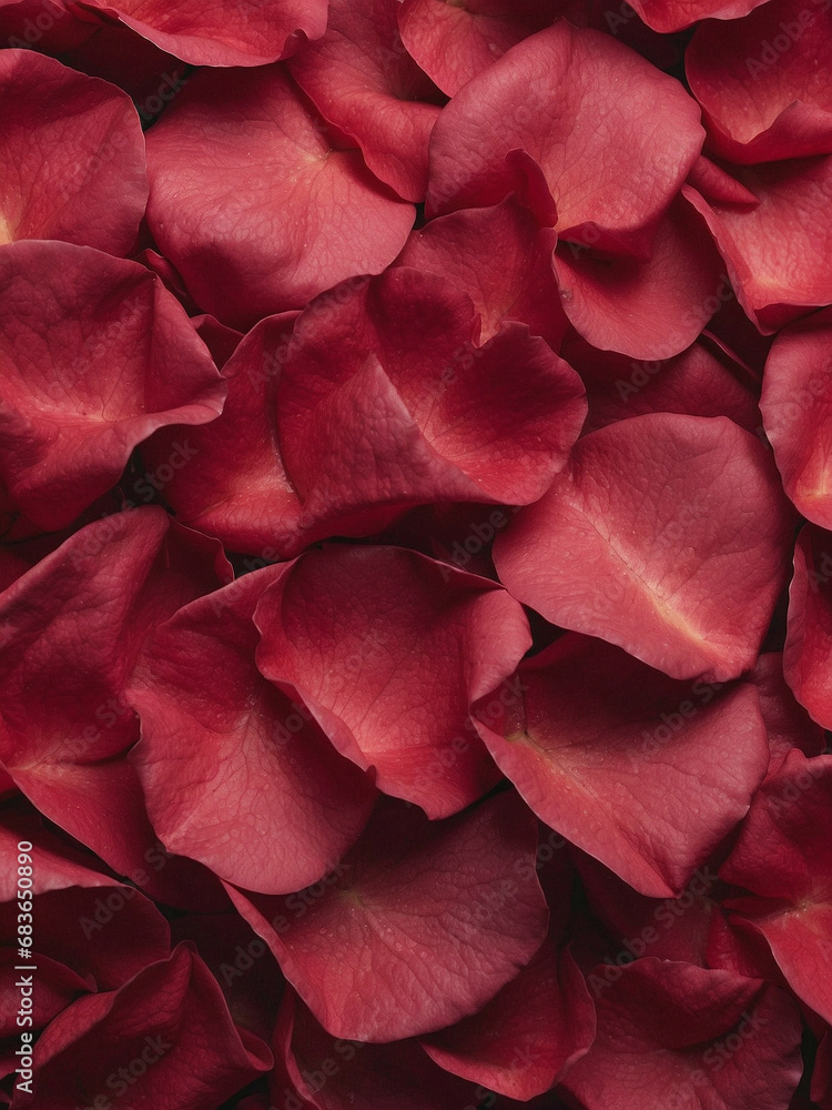 Naklejka premium Abstract background a red rose petals