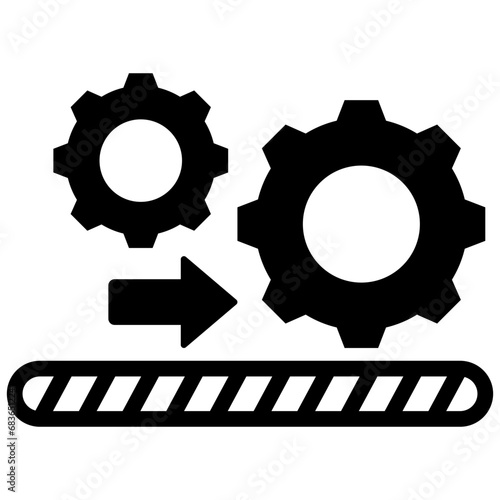 Progression Glyph Icon