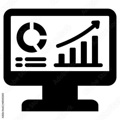 Performance Report Glyph Icon