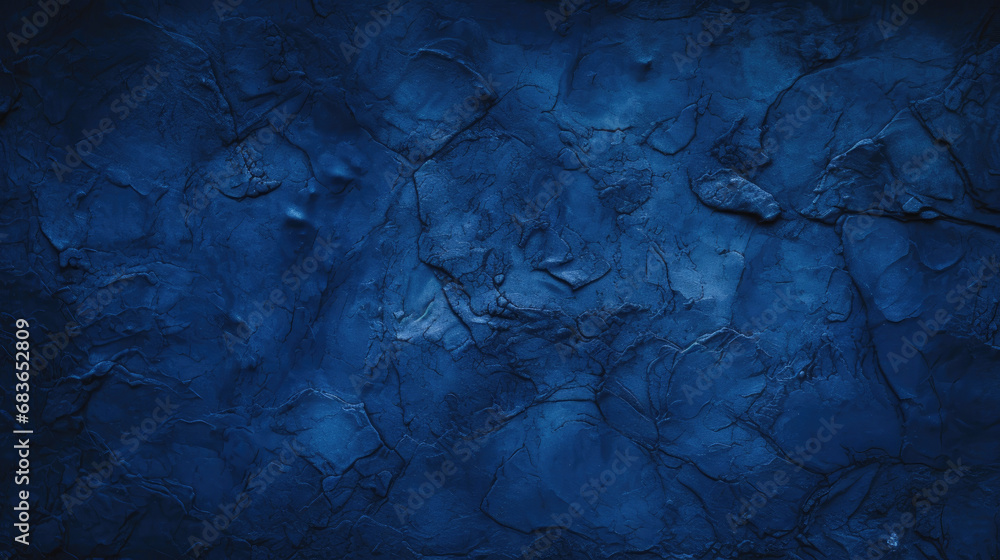 Black dark navy blue texture background for design. Toned rough concrete surface. A painted old building wall with cracks. Close-up. Distressed, broken, crushed, collapsed, destruction. Black dark navy blue texture background for design. Toned rough concrete surface. A painted old building wall with cracks. Close-up. Distressed, broken, crushed, collapsed, destruction.