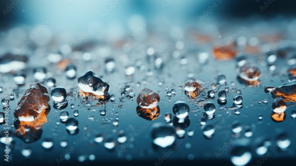 Raindrops On Window Glass Selective Focus, Wallpaper Pictures, Background Hd 