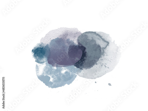 Abstract Watercolor Stain Hand Drawn Texture Background