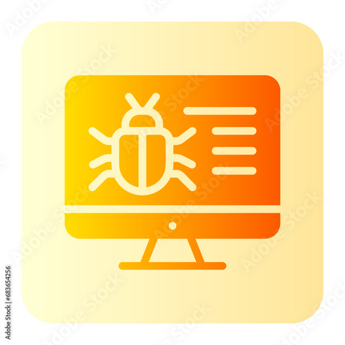 debug gradient icon
