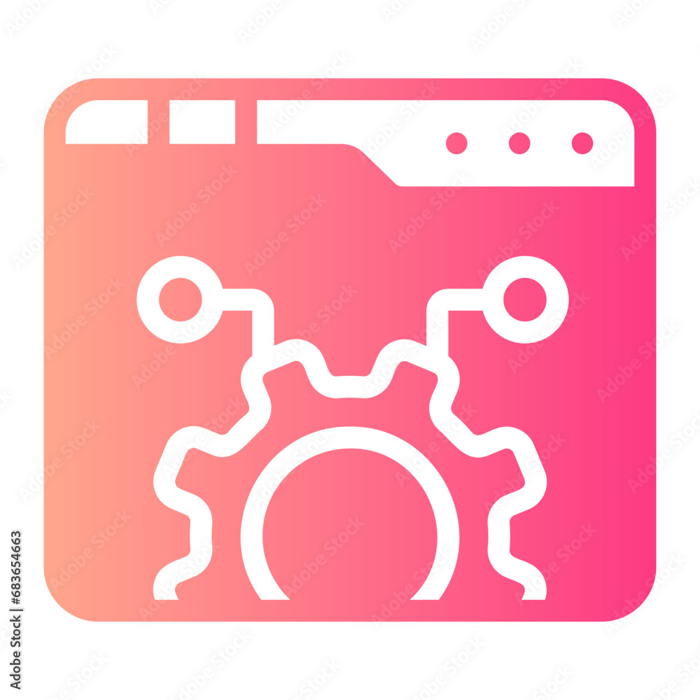 setting gradient icon setting gradient icon