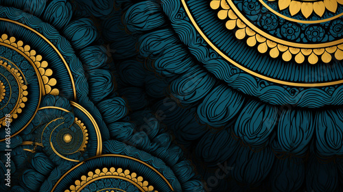Luxury golden mandala arabesque pattern Arabic Islamic east style. Ramadan Style Decorative mandala