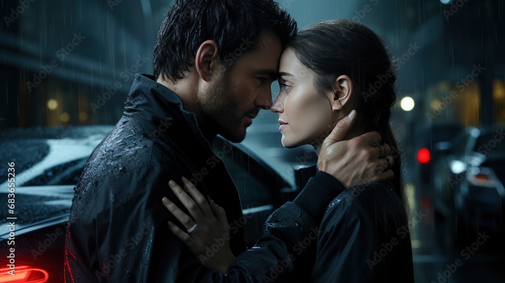 Couple Sitting Car While Raining Heavily, Wallpaper Pictures, Background Hd Couple Sitting Car While Raining Heavily, Wallpaper Pictures, Background Hd