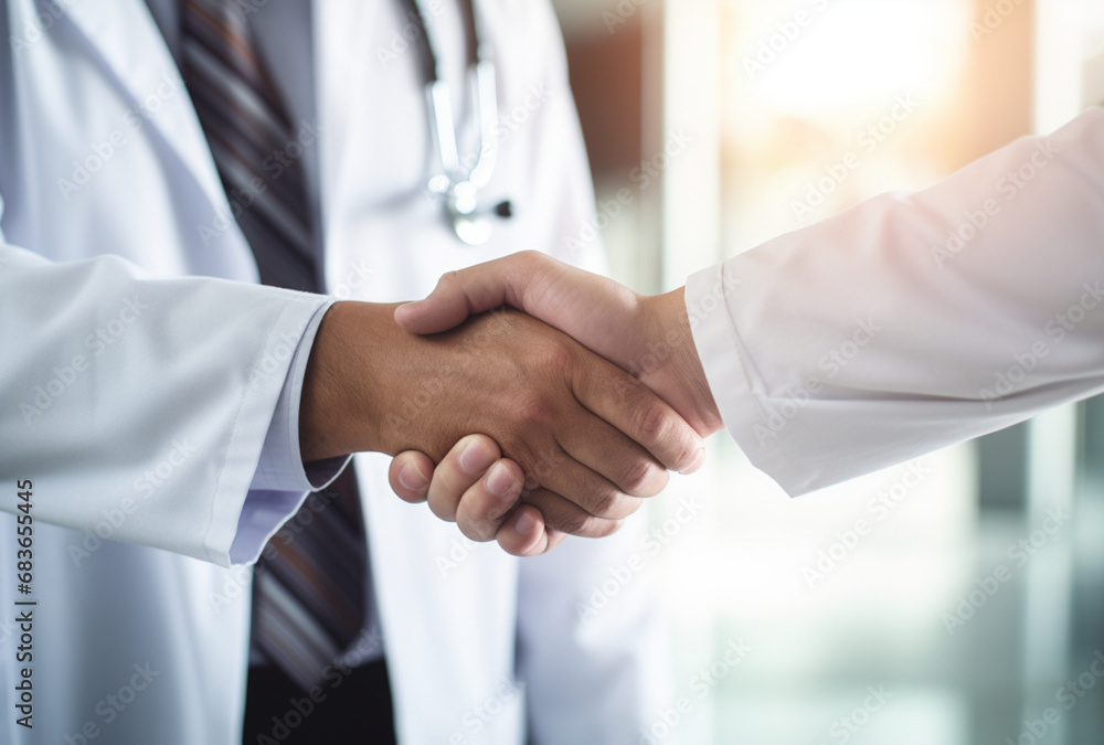 men in white suits shake hands. Ai Generated Images men in white suits shake hands. Ai Generated Images
