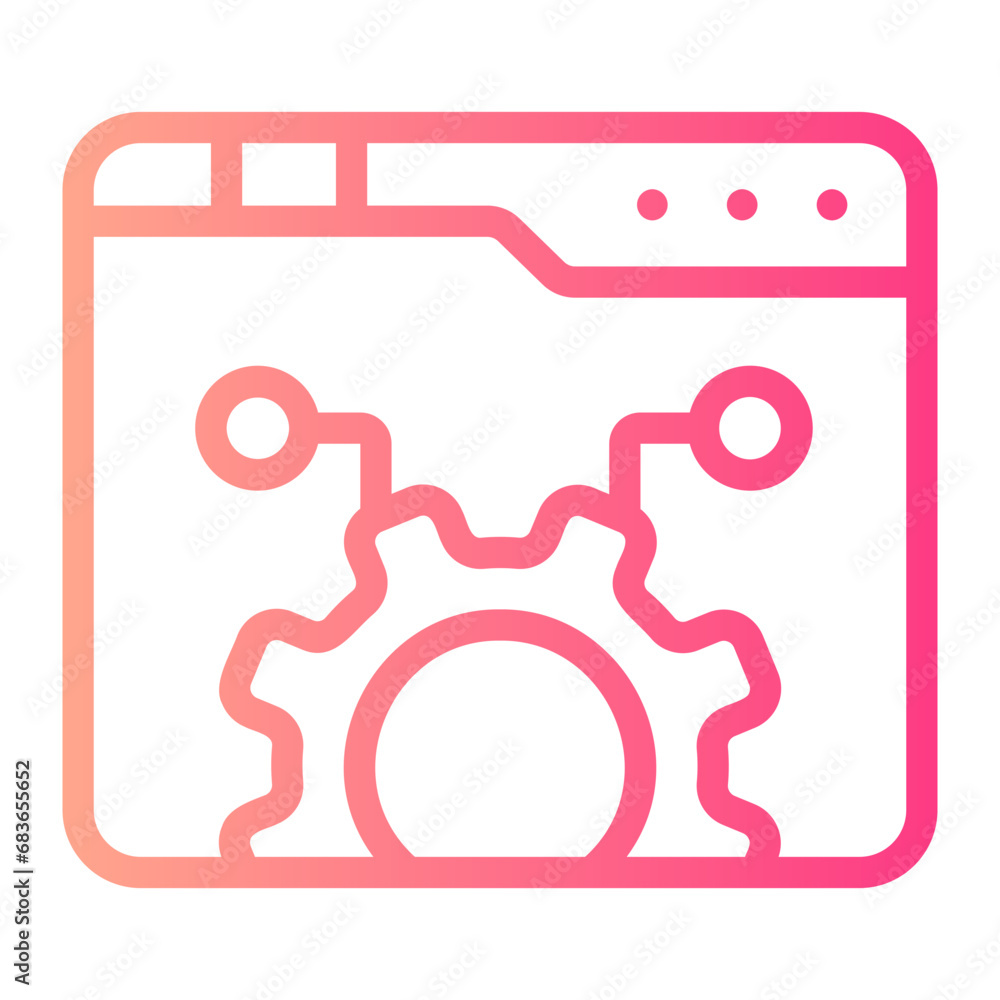 setting line icon setting line icon