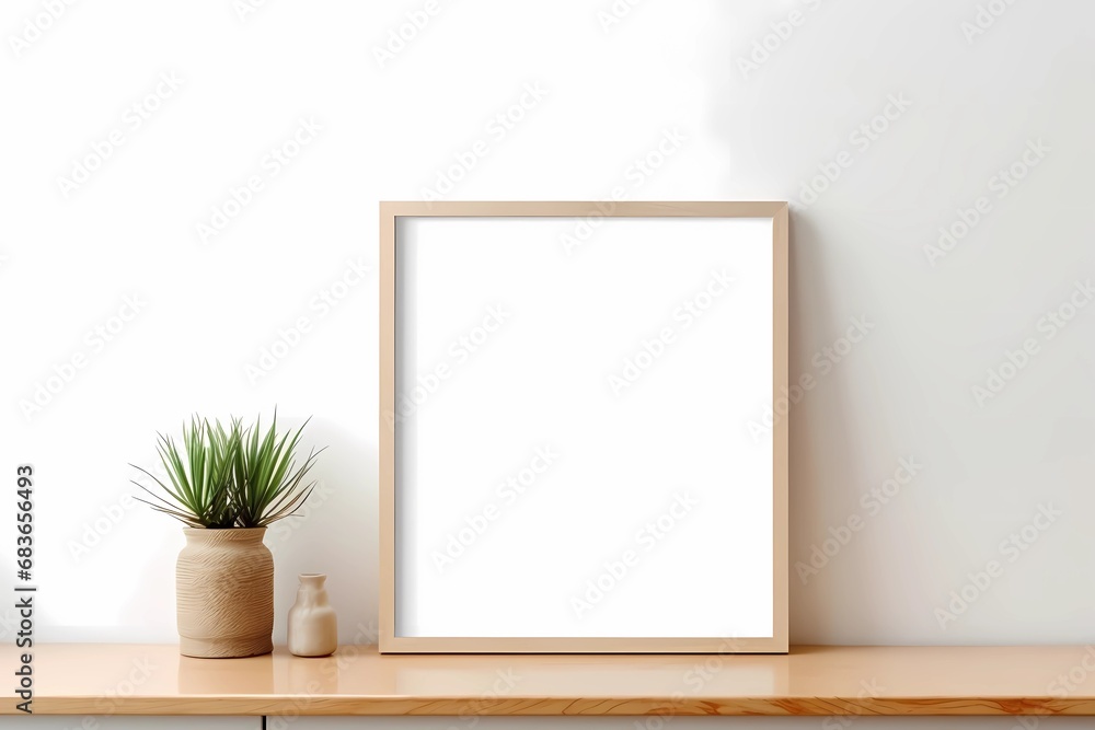 Modern home mockup interior background, 3d render Modern home mockup interior background, 3d render
