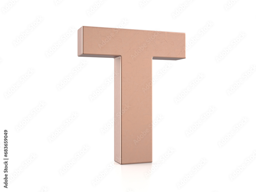 Cooper letter T Cooper letter T