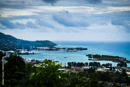 Seychelles coast view