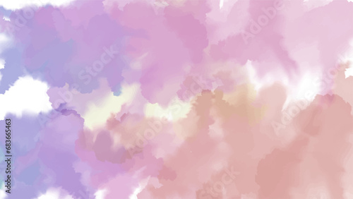 Abstract pink watercolor background.Hand painted watercolor. vector