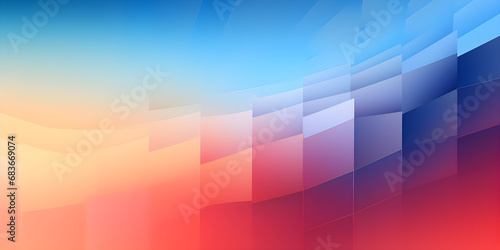 Abstract colourful shapes background, geometric pattern of square blocks - Architectural, financial, corporate and business brochure template