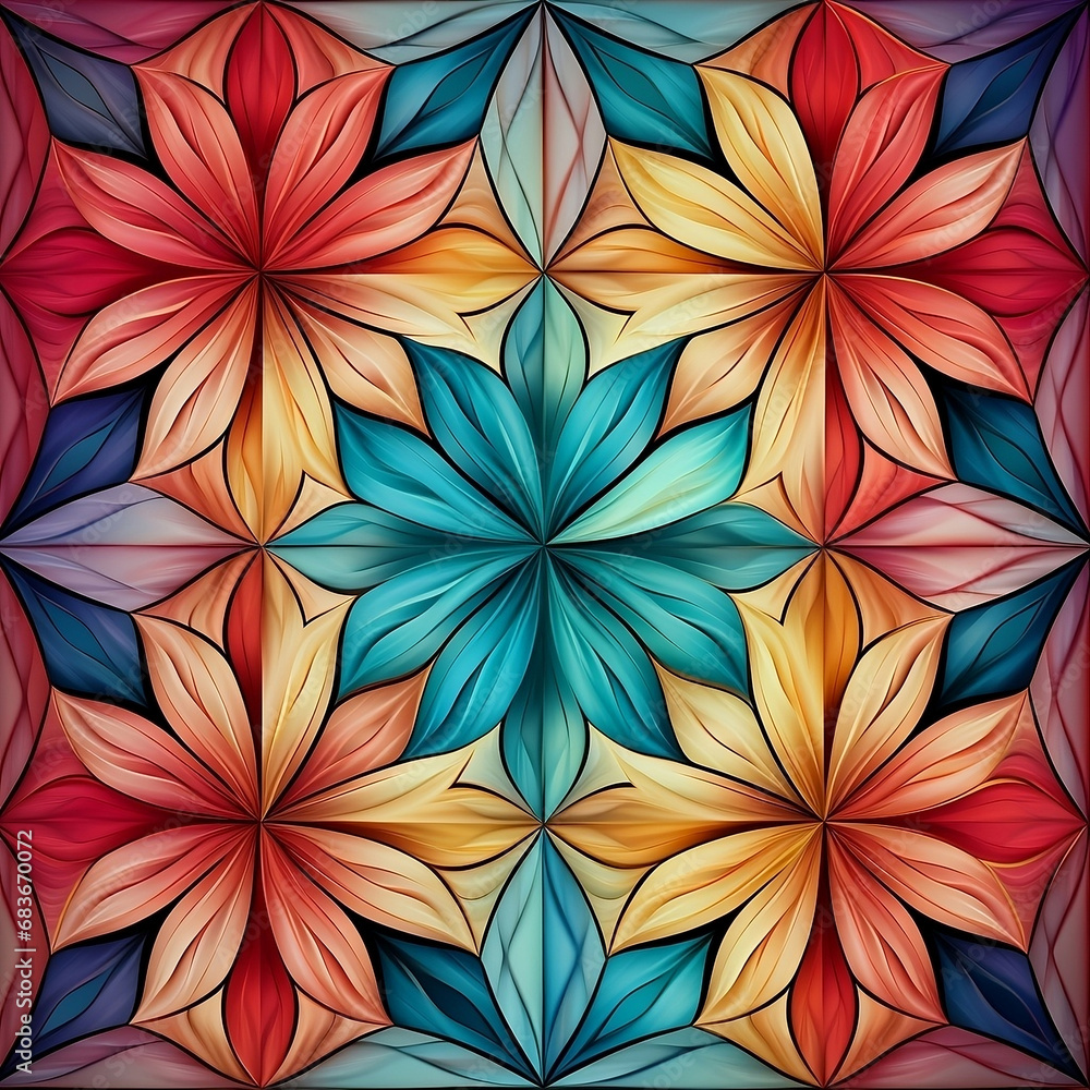 eamless continuous image with floral pattern created from tie-dye fabric. eamless continuous image with floral pattern created from tie-dye fabric.