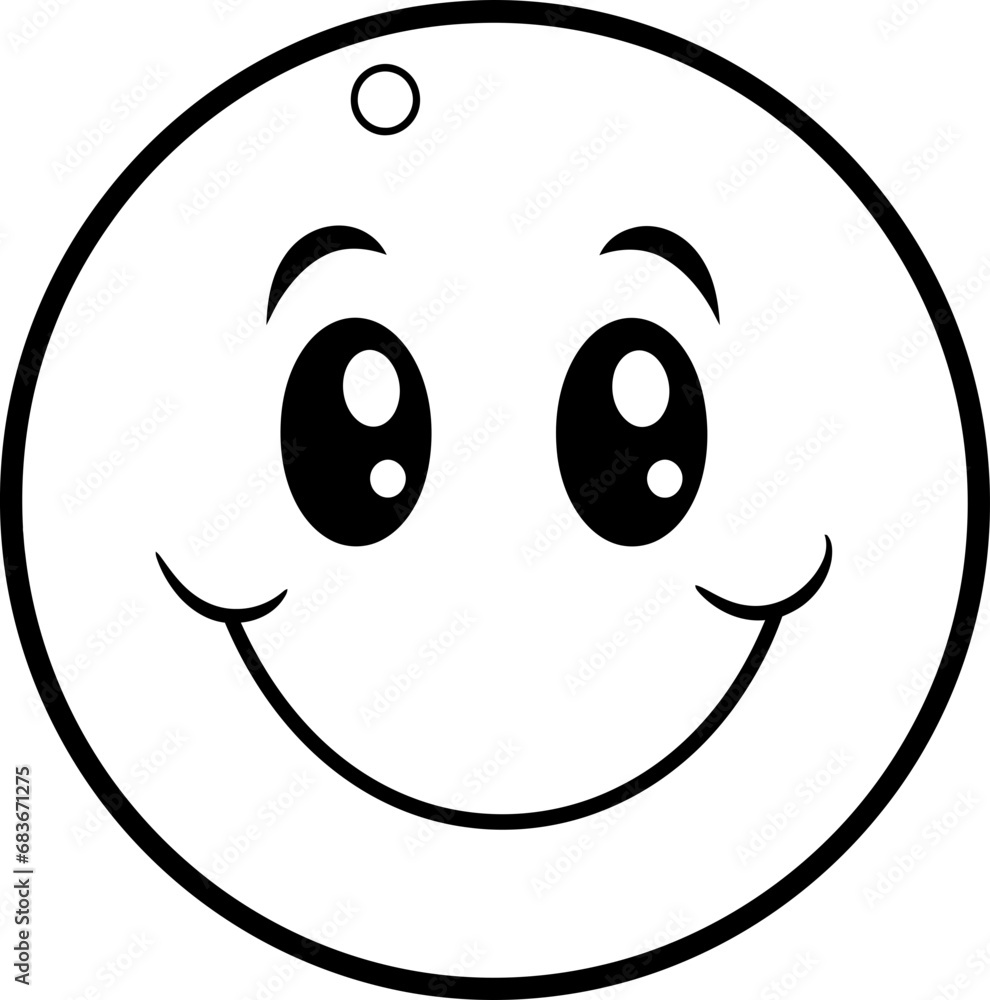 Cute emoji coloring page black and white Cute emoji coloring page black and white