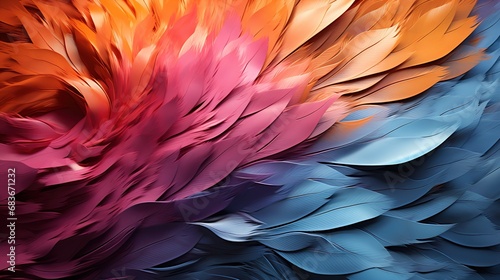 Colorful 3D brush Strokes Background Wallpaper © Ahmad