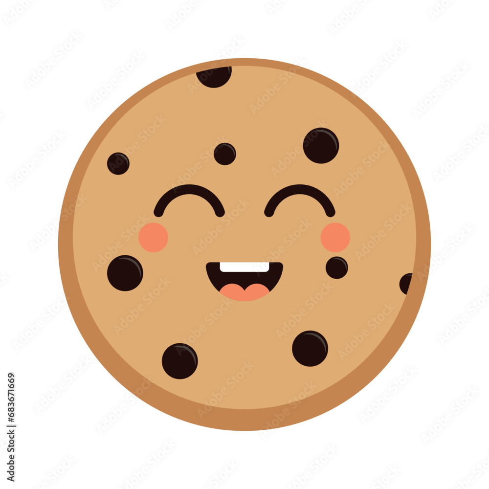 Fototapeta premium Cute Cookie Character