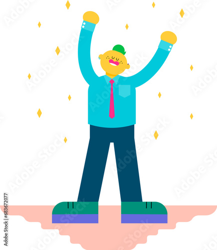 心身の健康を手に入れてやる気がみなぎる男性