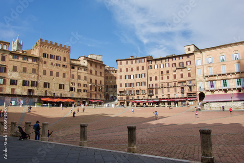 Siena in Italy, Toscana, Sienna District