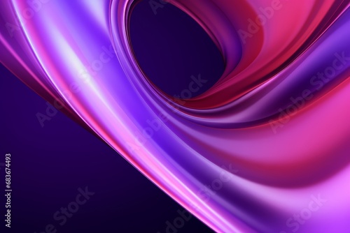 an abstract purple background with a bright purple swirl  Generative AI