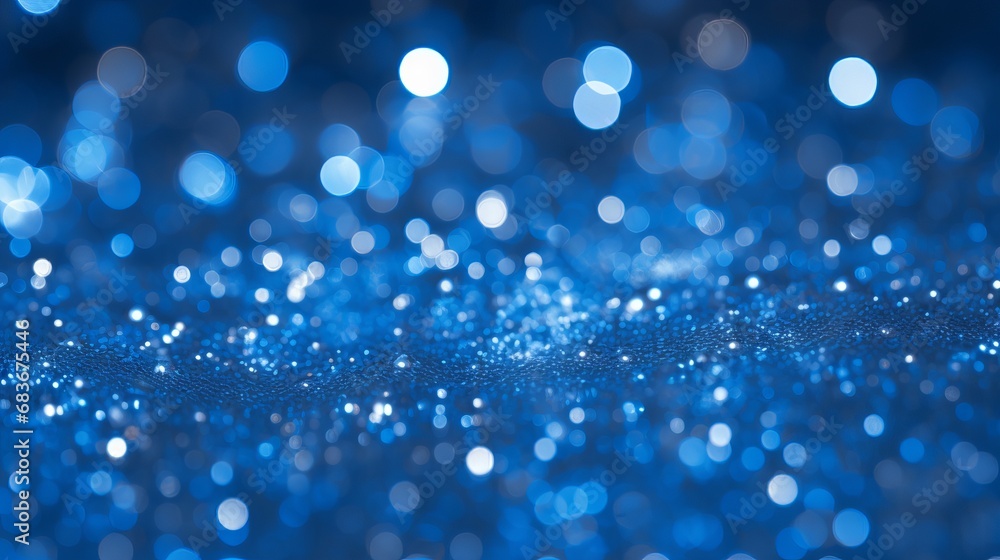 Holiday blue lights - can be utilized for background