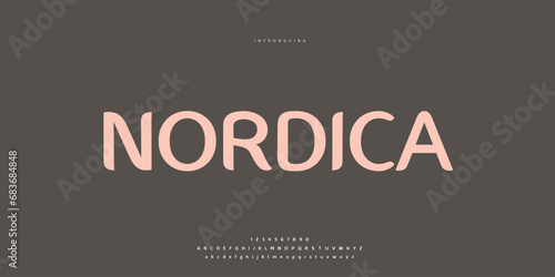 Elegant Font Uppercase Lowercase and Number. Classic Lettering Minimal Fashion Designs. Typography modern Sen Serif fonts regular decorative vintage concept. vector illustration.
