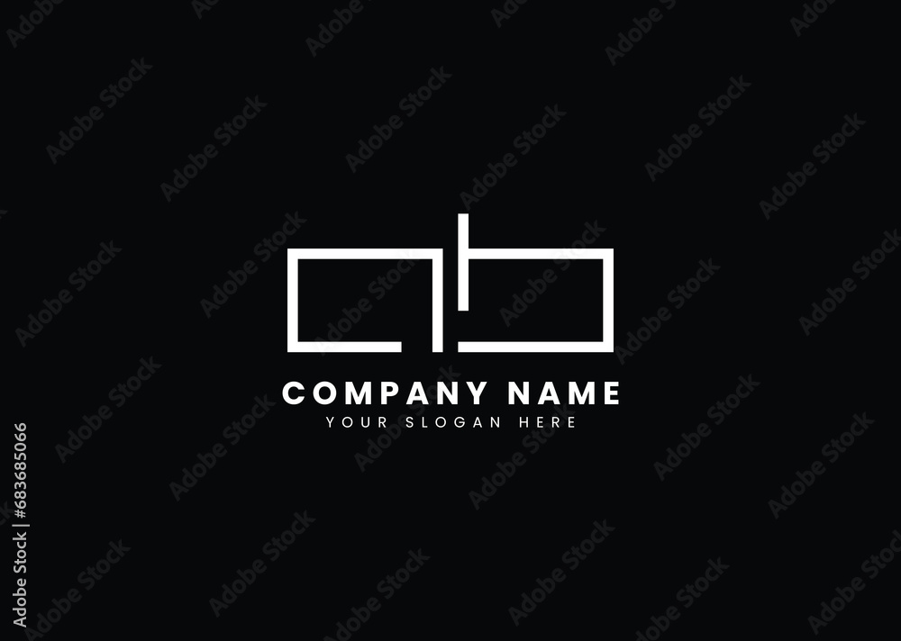 AB logo design vector AB logo design vector