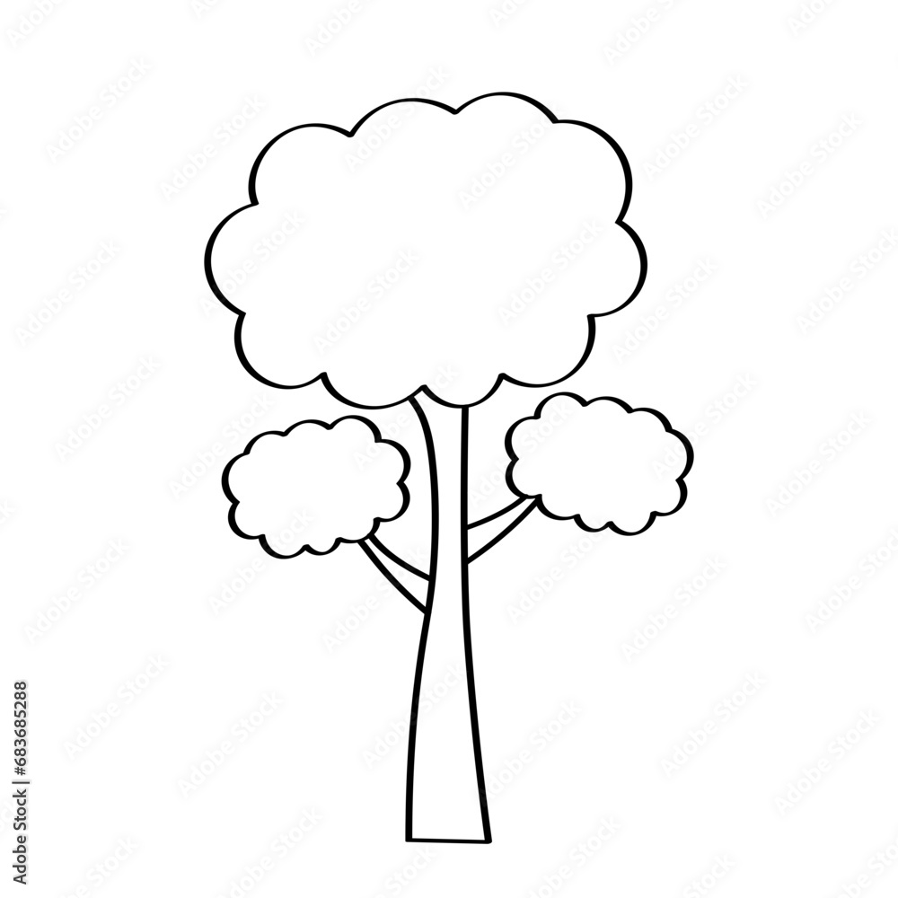 Cute Tree Doodle Cute Tree Doodle