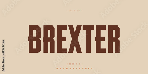 Elegant Font Uppercase Lowercase and Number. Classic Lettering Minimal Fashion Designs. Typography modern Sen Serif fonts regular decorative vintage concept. vector illustration.