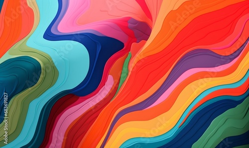 HD backgrounds and textures with colorful abstract art creations, Generative AI