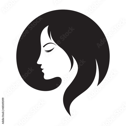 Hair and salon logo images illustration