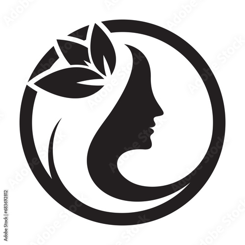 Hair and salon logo images illustration
