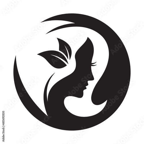 Hair and salon logo images illustration