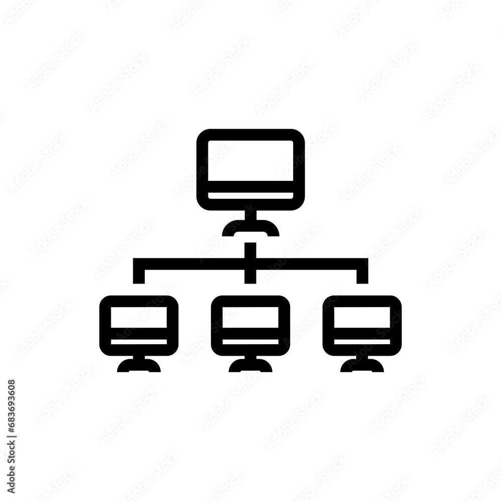 intranet icon. outline icon