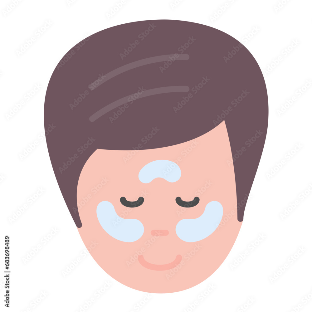 Fototapeta premium Hyperpigmentation Flat Multicolor Icon