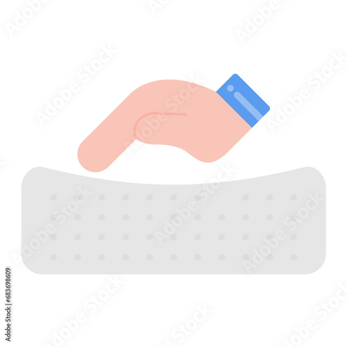 Comforter Flat Multicolor Icon