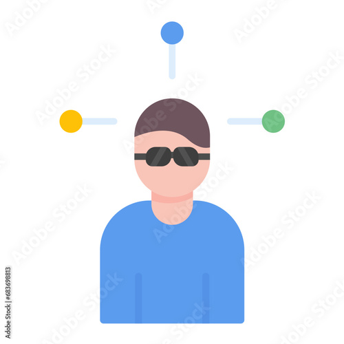 Multi Tasking Flat Multicolor Icon