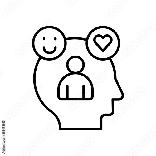 Emotions icon. outline icon