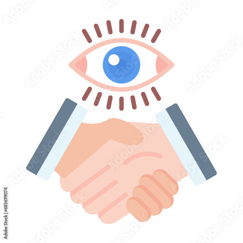 First Impression Flat Multicolor Icon