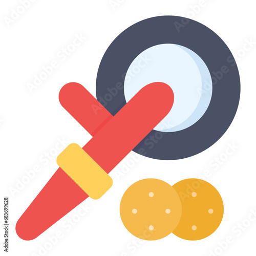 Polisher Machine Flat Multicolor Icon