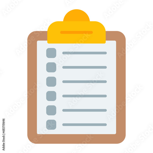Client Brief Flat Multicolor Icon