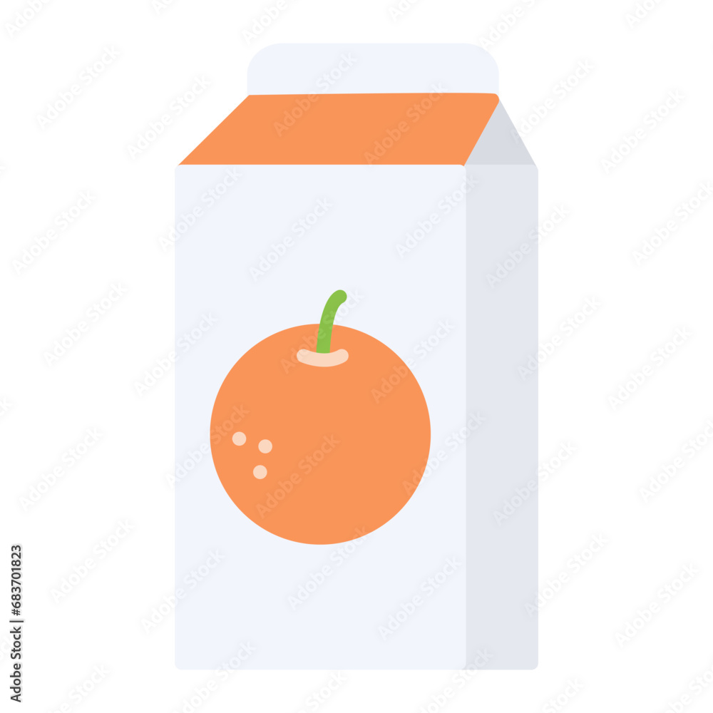 Fresh Juices Flat Multicolor Icon