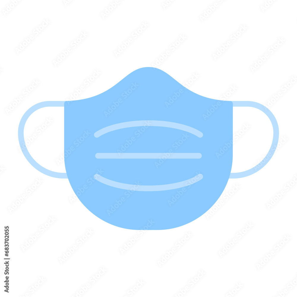 Mask Flat Multicolor Icon Mask Flat Multicolor Icon