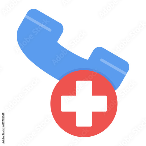 Healthcare Center Flat Multicolor Icon