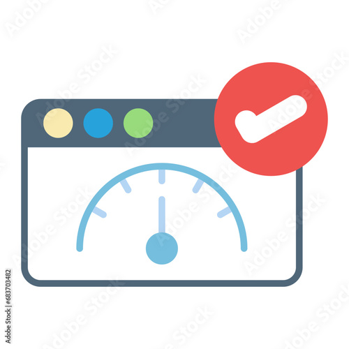 Fico Score Flat Multicolor Icon