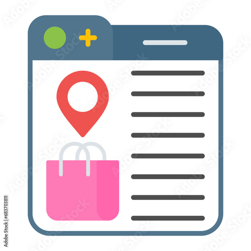 Location Flat Multicolor Icon