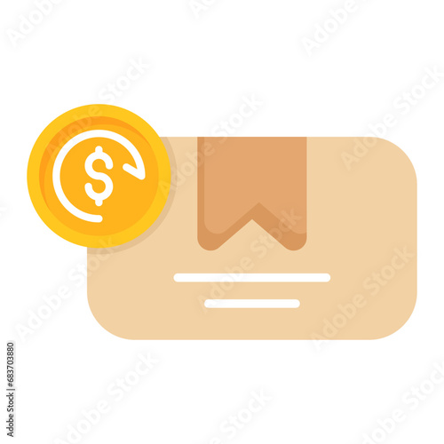 Refund Flat Multicolor Icon