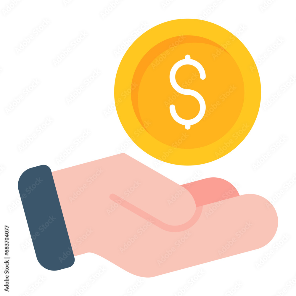 Redeem Point Flat Multicolor Icon